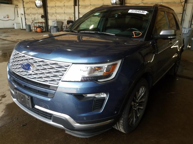 1FM5K8HT1JGA36409 - 2018 FORD EXPLORER PLATINUM  photo 2