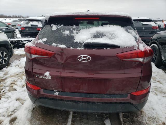 KM8J23A48GU155511 - 2016 HYUNDAI TUCSON SE BURGUNDY photo 6