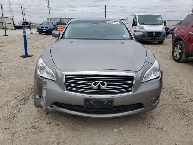 JN1BY1AP8EM260278 - 2014 INFINITI Q70 3.7 GRAY photo 5