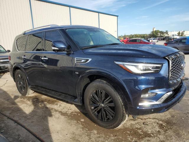 JN8AZ2NF4L9704435 - 2020 INFINITI QX80 LUXE BLUE photo 4