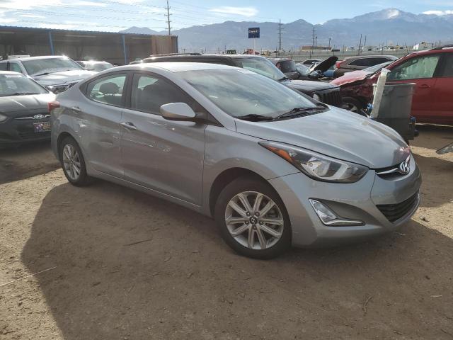 5NPDH4AE2FH582500 - 2015 HYUNDAI ELANTRA SE SILVER photo 4