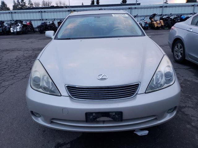 JTHBA30G865164272 - 2006 LEXUS ES 330 SILVER photo 5