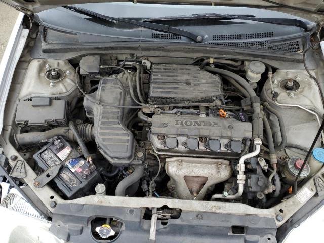 1HGES16533L029229 - 2003 HONDA CIVIC LX GRAY photo 11