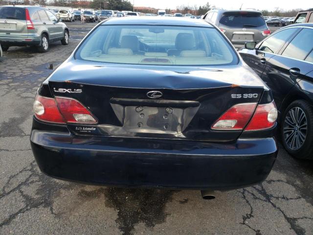 JTHBA30G540002674 - 2004 LEXUS ES 330 BLACK photo 6