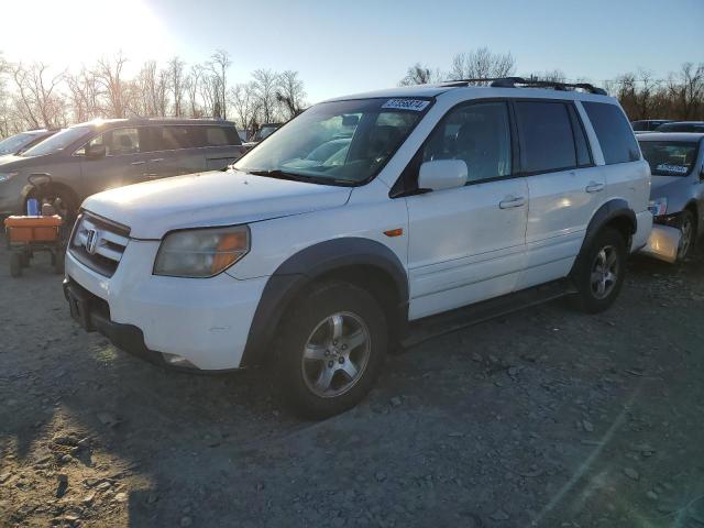 2HKYF18726H537053 - 2006 HONDA PILOT EX WHITE photo 1