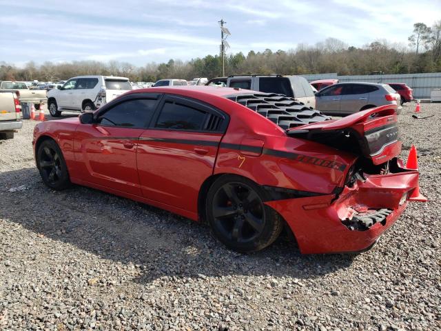 2C3CDXHG3CH129396 - 2012 DODGE CHARGER SXT RED photo 2