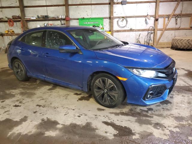 SHHFK7H61HU230289 - 2017 HONDA CIVIC EX BLUE photo 4