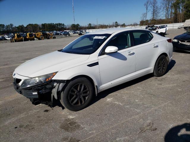 5XXGM4A77DG167675 - 2013 KIA OPTIMA LX WHITE photo 1