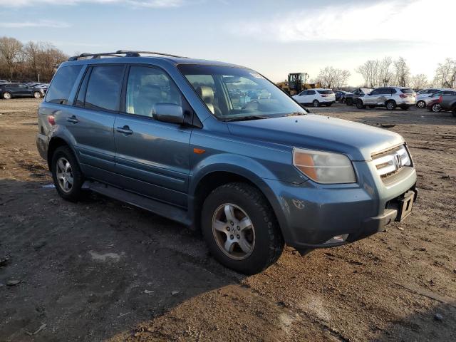 5FNYF18787B004298 - 2007 HONDA PILOT EXL TEAL photo 4