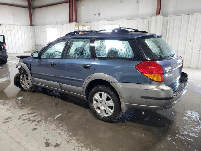 4S4BP61C757385941 - 2005 SUBARU LEGACY OUTBACK 2.5I BLUE photo 2