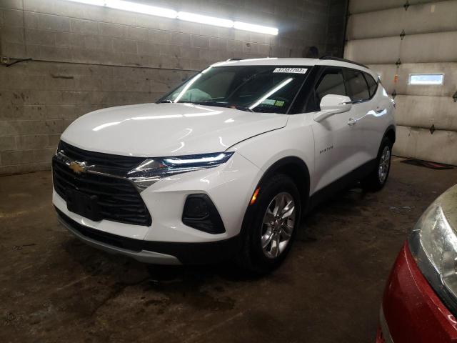 3GNKBHRS3MS586575 - 2021 CHEVROLET BLAZER 2LT WHITE photo 1