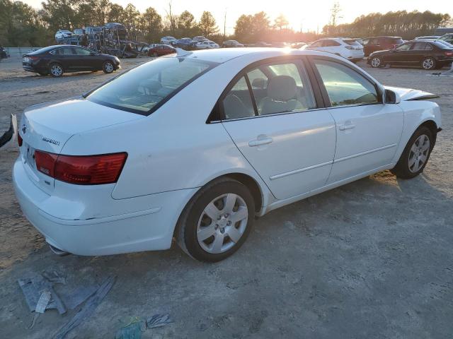 5NPET46F09H470545 - 2009 HYUNDAI SONATA GLS WHITE photo 3