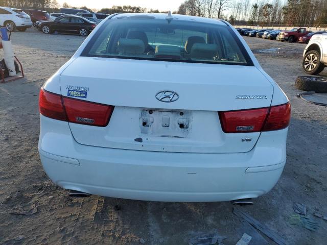 5NPET46F09H470545 - 2009 HYUNDAI SONATA GLS WHITE photo 6