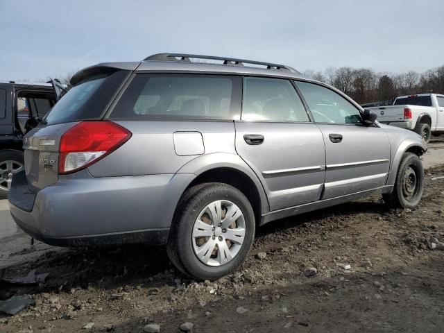 4S4BP60C087315624 - 2008 SUBARU OUTBACK GRAY photo 3