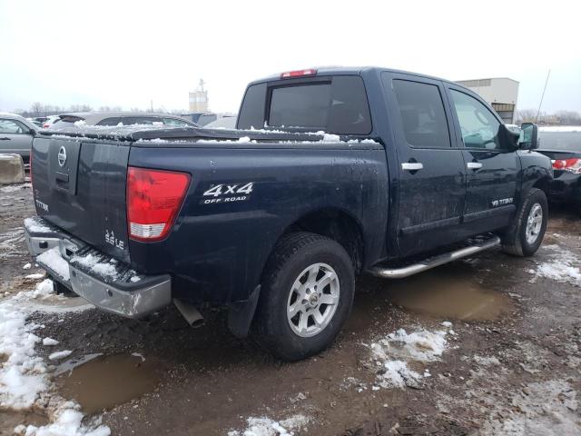 1N6BA07B37N210695 - 2007 NISSAN TITAN XE BLUE photo 3