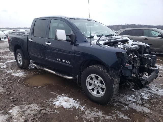 1N6BA07B37N210695 - 2007 NISSAN TITAN XE BLUE photo 4