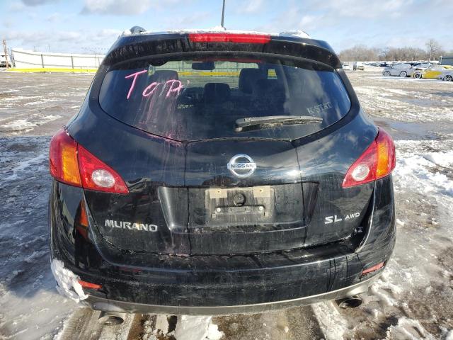 JN8AZ1MW0AW100102 - 2010 NISSAN MURANO S BLACK photo 6