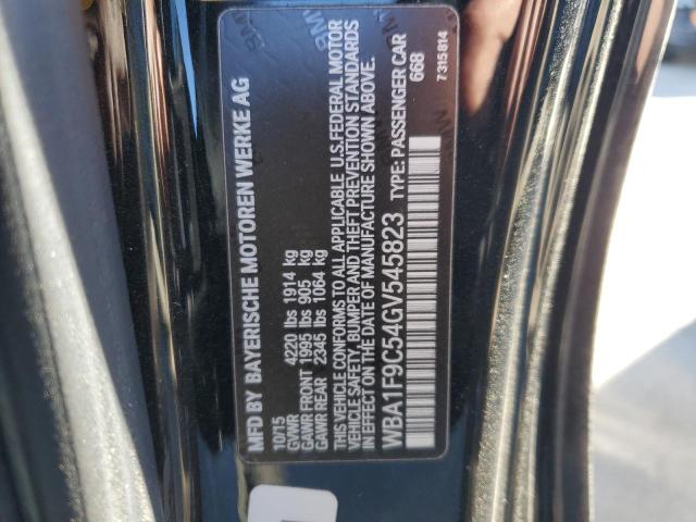 WBA1F9C54GV545823 - 2016 BMW 228 I SULEV BLACK photo 12