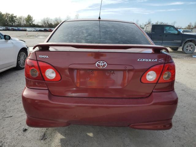 1NXBR32E17Z839047 - 2007 TOYOTA COROLLA CE RED photo 6