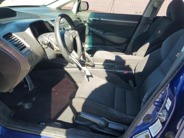 2HGFA55577H703319 - 2007 HONDA CIVIC SI BLUE photo 7