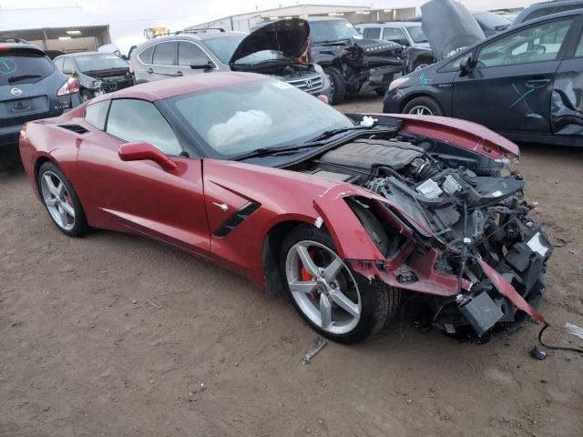 1G1YE2D79E5124293 - 2014 CHEVROLET CORVETTE STINGRAY 3LT MAROON photo 4