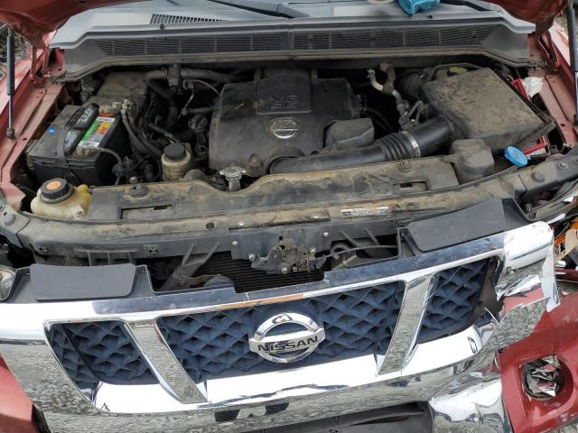 1N6BA0ED1DN310701 - 2013 NISSAN TITAN S BURGUNDY photo 11