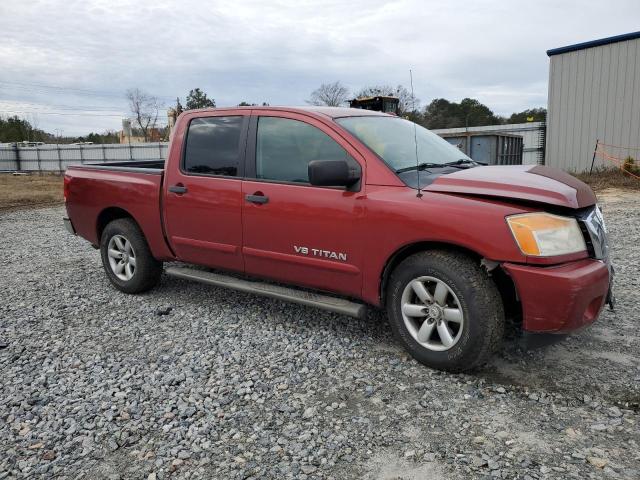 1N6BA0ED1DN310701 - 2013 NISSAN TITAN S BURGUNDY photo 4