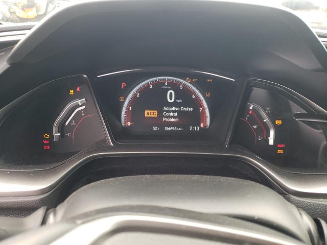 SHHFK7H94JU414707 - 2018 HONDA CIVIC SPORT TOURING SILVER photo 9