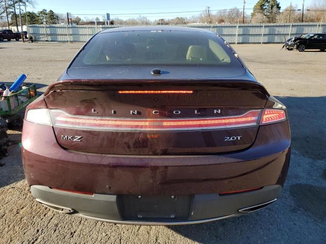 3LN6L5E98HR648053 - 2017 LINCOLN MKZ RESERVE BURGUNDY photo 6