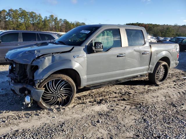 1FTEW1CP0KKF21603 - 2019 FORD F150 SUPERCREW GRAY photo 1