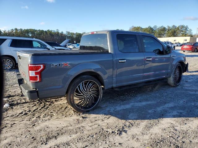 1FTEW1CP0KKF21603 - 2019 FORD F150 SUPERCREW GRAY photo 3