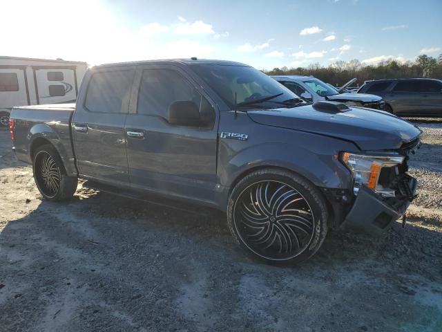 1FTEW1CP0KKF21603 - 2019 FORD F150 SUPERCREW GRAY photo 4