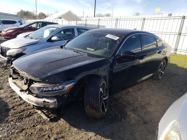 1HGCV2F36KA010462 - 2019 HONDA ACCORD SPORT BLACK photo 1