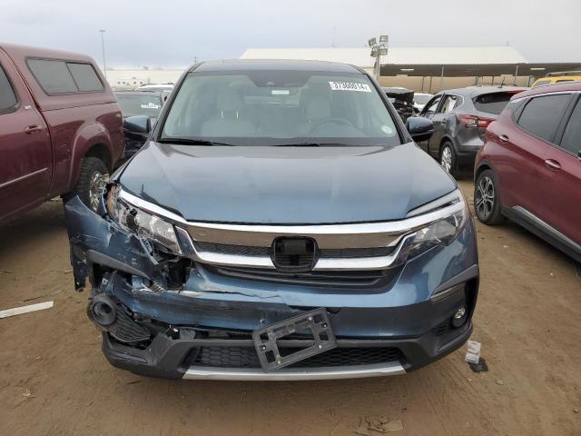 5FNYF6H57MB103086 - 2021 HONDA PILOT EXL BLUE photo 5