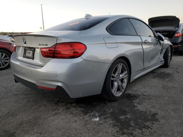 WBA3N3C55FK232871 - 2015 BMW 428 I SILVER photo 3