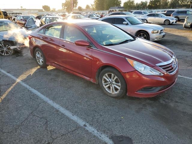 5NPEB4AC6EH942046 - 2014 HYUNDAI SONATA GLS RED photo 4