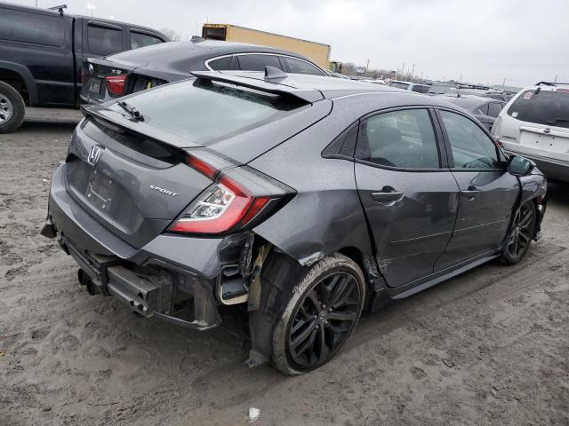 SHHFK7H47MU425368 - 2021 HONDA CIVIC SPORT GRAY photo 3