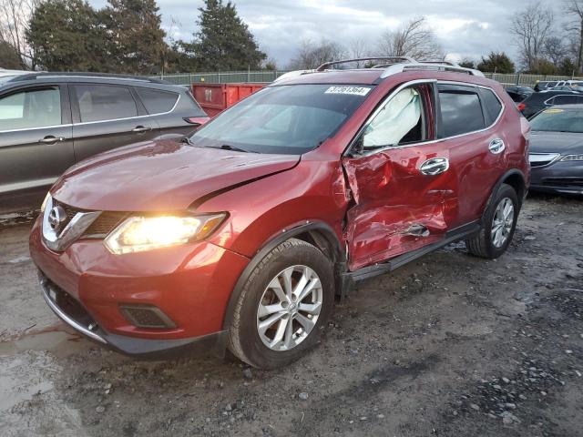 KNMAT2MV0GP678116 - 2016 NISSAN ROGUE S RED photo 1