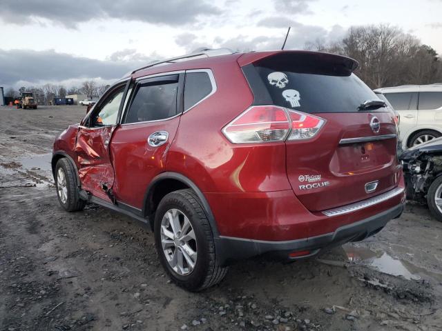 KNMAT2MV0GP678116 - 2016 NISSAN ROGUE S RED photo 2