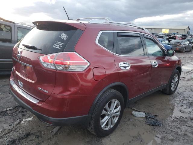 KNMAT2MV0GP678116 - 2016 NISSAN ROGUE S RED photo 3