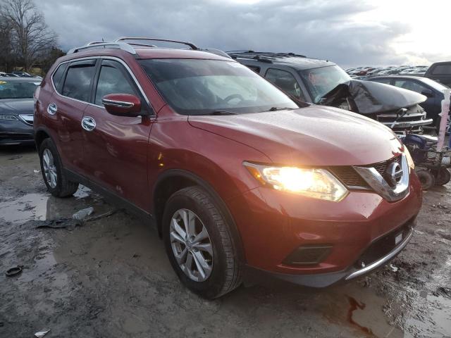 KNMAT2MV0GP678116 - 2016 NISSAN ROGUE S RED photo 4