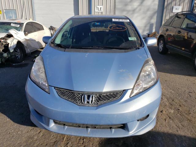 JHMGE88449C004732 - 2009 HONDA FIT SPORT TURQUOISE photo 5