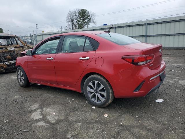 3KPA24AD9ME375776 - 2021 KIA RIO LX RED photo 2