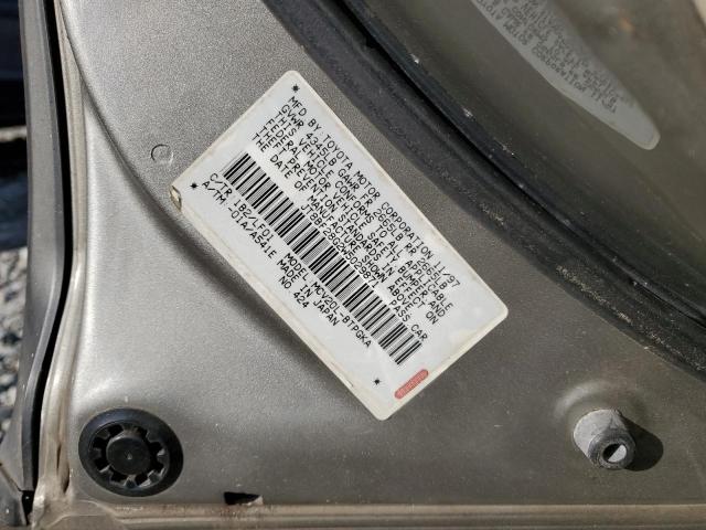 JT8BF28G2W5029871 - 1998 LEXUS ES 300 GRAY photo 12