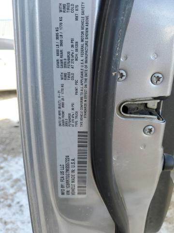 1C6RR7GG7MS557224 - 2021 RAM 1500 CLASS SLT 银色 照片 12