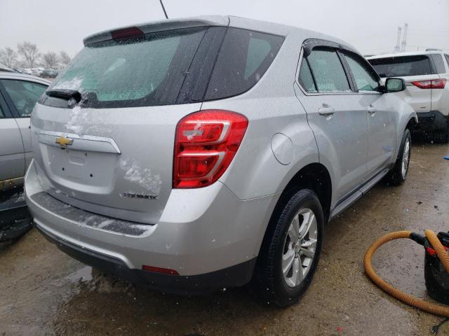 2GNALBEK7H1613547 - 2017 CHEVROLET EQUINOX LS SILVER photo 3