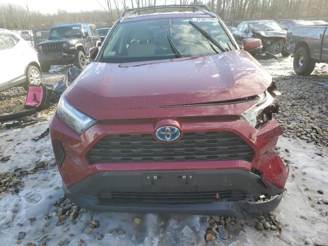 JTMMWRFV6PD169188 - 2023 TOYOTA RAV4 LE RED photo 5