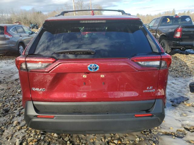 JTMMWRFV6PD169188 - 2023 TOYOTA RAV4 LE RED photo 6