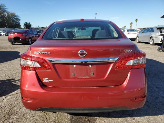 3N1AB7APXFL657471 - 2015 NISSAN SENTRA S BURGUNDY photo 6