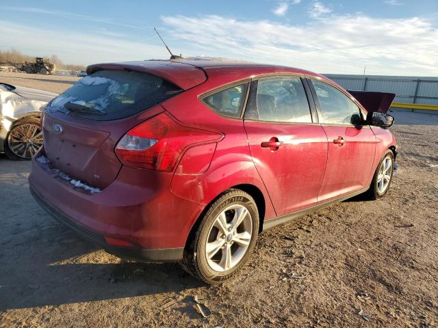 1FADP3K21DL124351 - 2013 FORD FOCUS SE MAROON photo 3